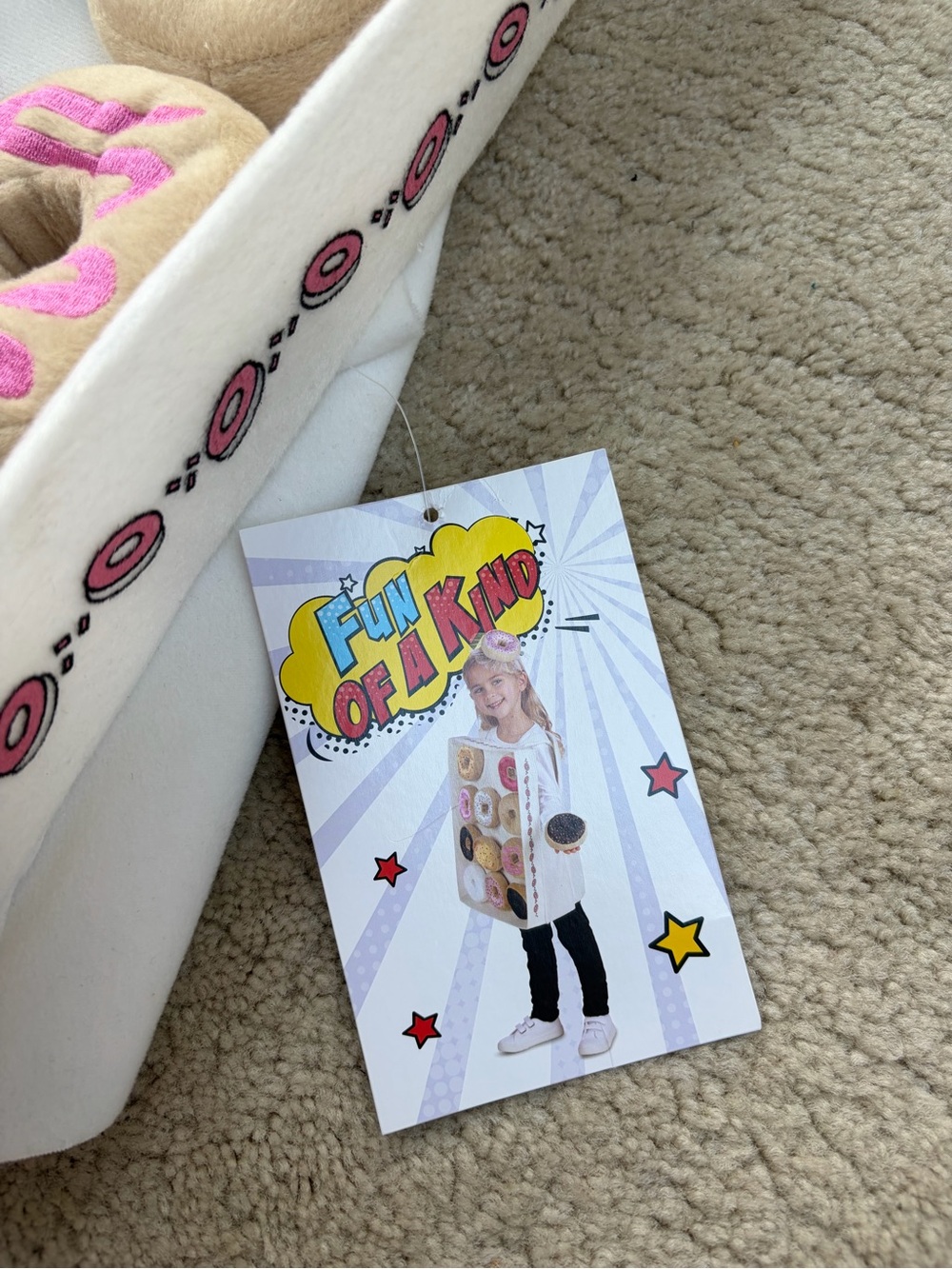 Fun of a Kind NWT Size 3-7 Years Wearable Box of Doughnuts Halloween Costume - Picture 4 of 8